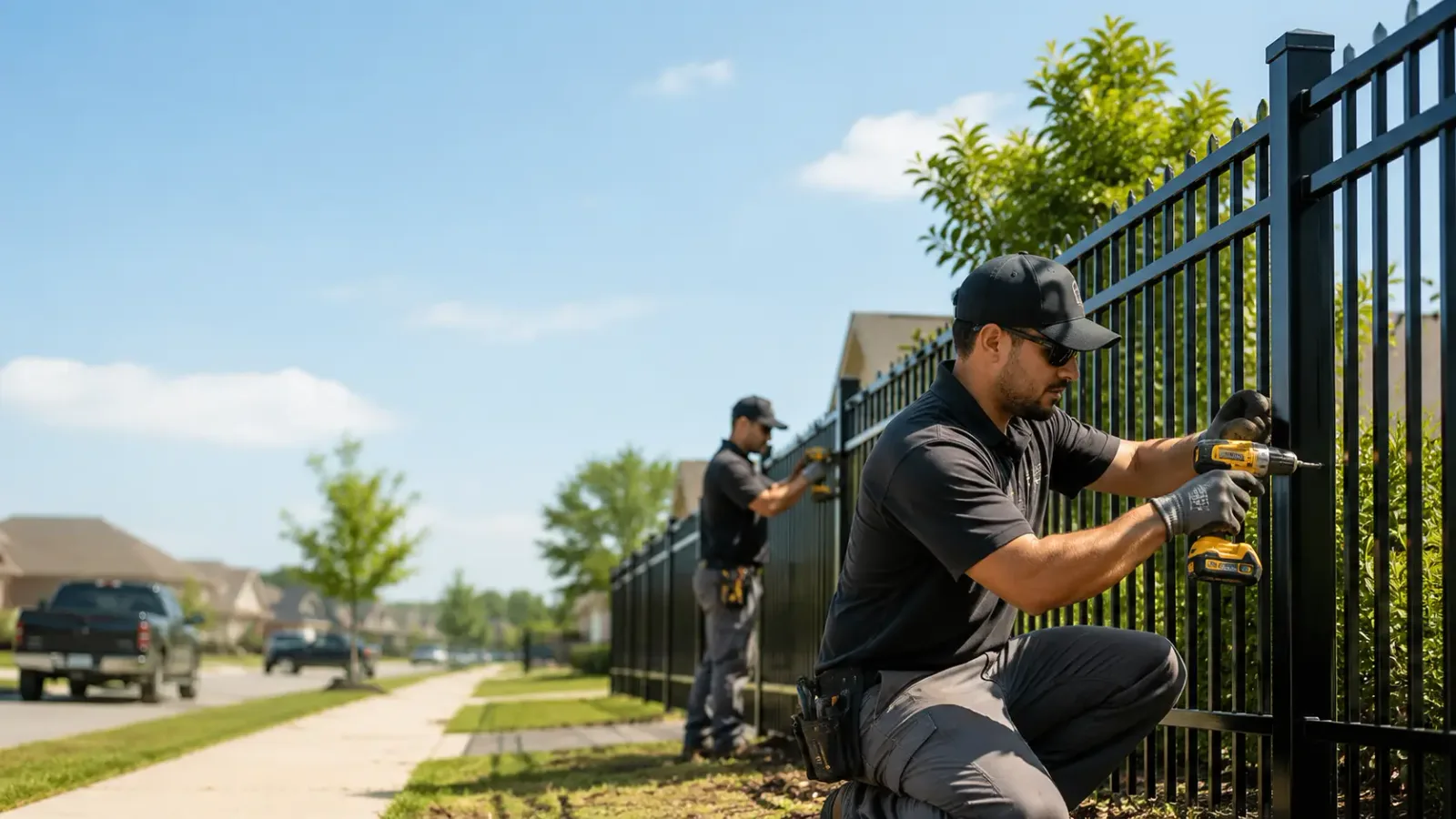 Metal Fence Installation in Burnham, PA